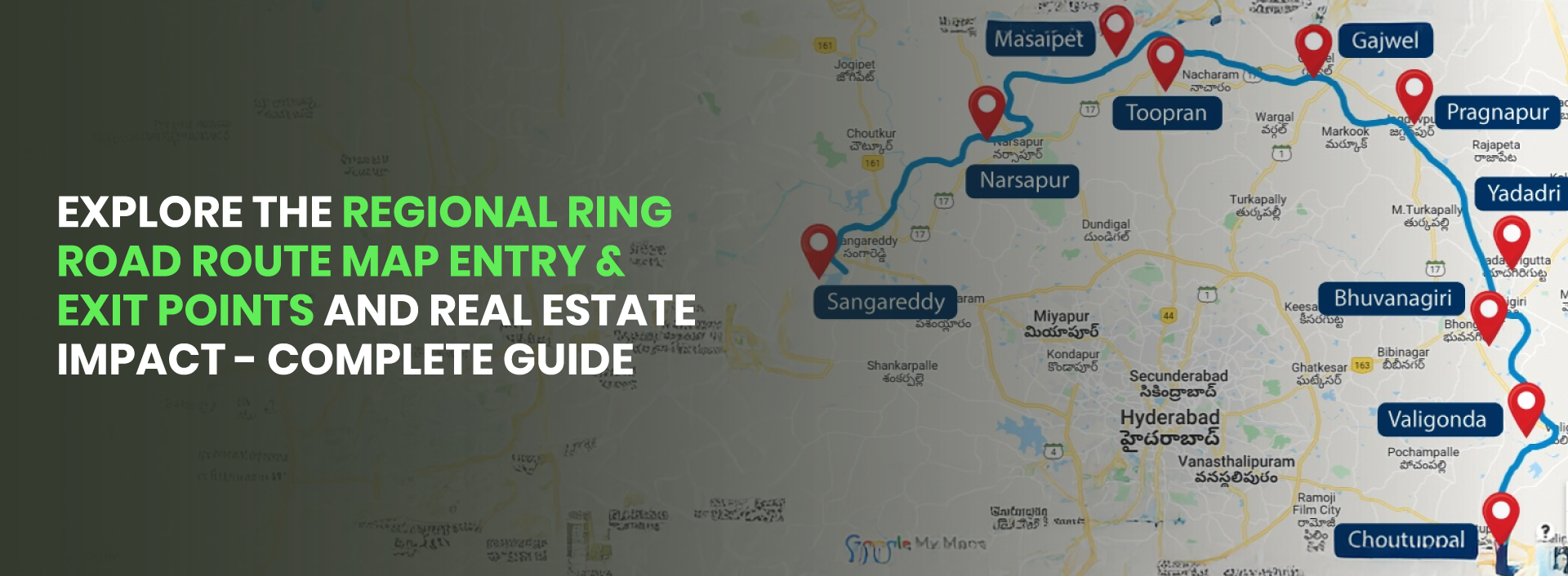 Explore the Regional Ring Road Route Map: Entry & Exit Points and Its Real Estate Impact – Complete Guide