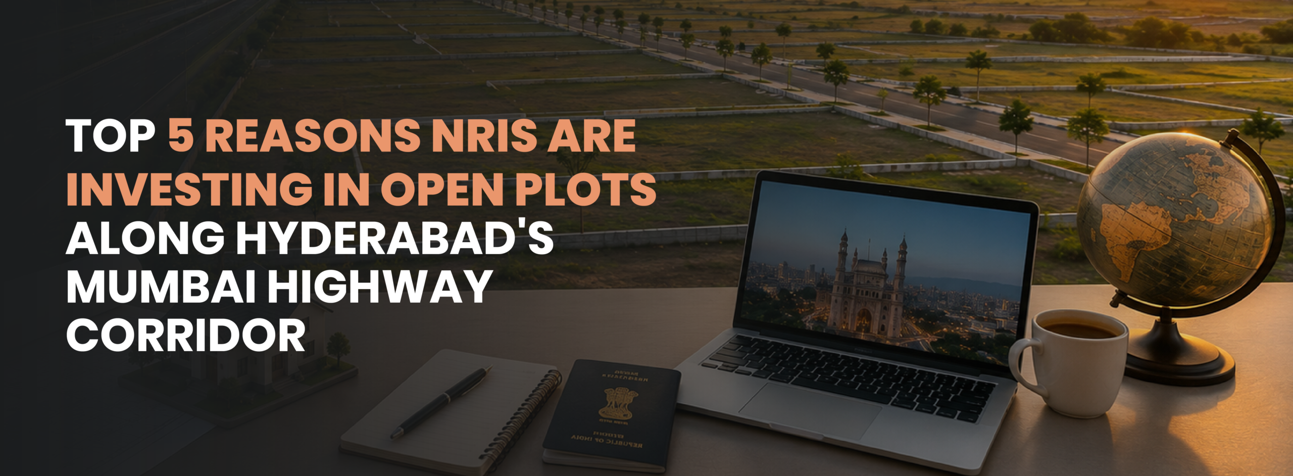 Top 5 Reasons NRIs Are Investing in Open Plots Along Hyderabad’s Mumbai Highway Corridor